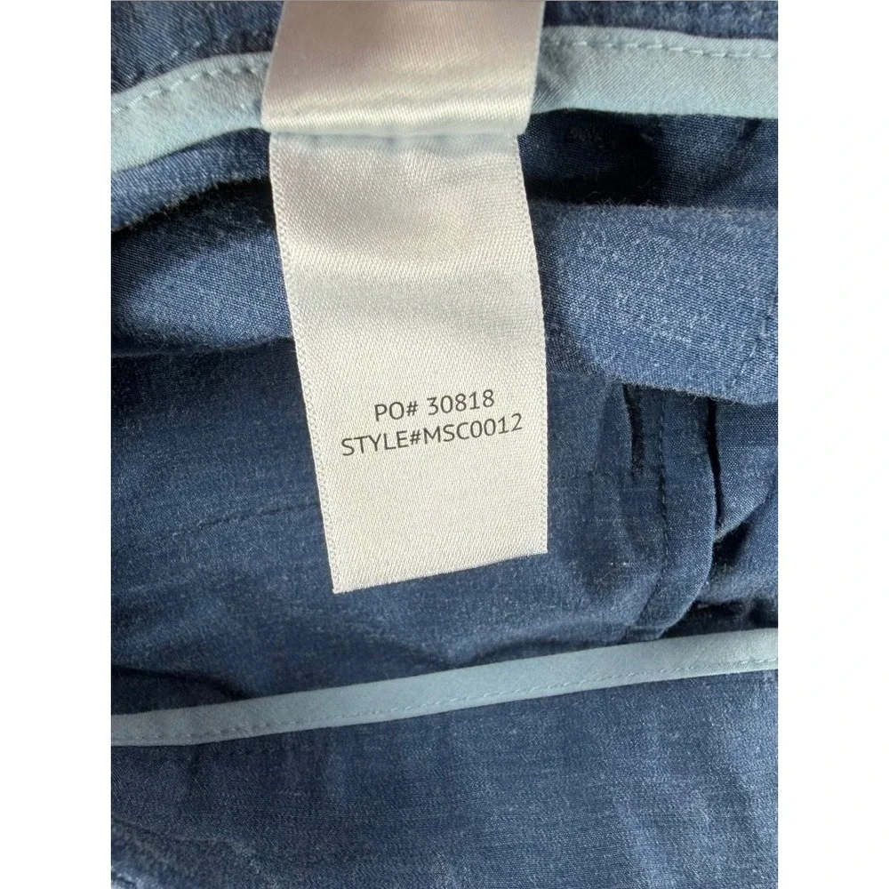 Faherty All Day Shorts Mens 36 Blue Hybrid Stretch Swim Chino MSC0012